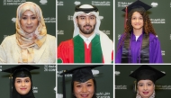 Clockwise from top left: Dr. Samah Gamar, Ahmad Abdulla Al-Ansari, Talyta França, Nada Abdo, Wei Quan and Noora. Pics: Mohamed Al Attar/ The Peninsula 