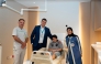 Sidra Medicine team with the young patient. 