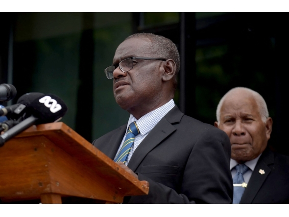 (FILES) Solomon Islands Prime Minister Jeremiah Manele