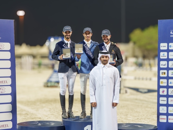 The winners of the Silver Tour were crowned by Hassan Al-Nasr, Director of the Qatar Dressage Team.