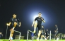 Qatar players during a training session.