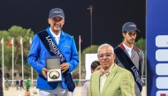 Head of the Judging Committee for the Championship Ahmed Badawi honoured top three riders of the Diamond Tour. 