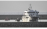 Evacuation preparations are underway for the hantavirus-hit cruise ship MV Hondius at the Port of Granadilla on the island of Tenerife in Spain, May 10, 2026. (Xinhua/Cheng Min)