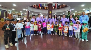 Principal Dr. Anand R. Nair, Vice Principal, teachers, and students during the event.