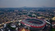 Photo of the Azteca Stadium, the venue for the opening match of the 2026 FIFA World Cup, taken on May 10, 2026, (Xinhua/Li Muzi)