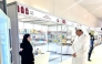 Fadhl Al Kaabi, offering books and children’s stories in the children’s section of the exhibition.