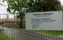 (FILES) A sign indicates the site of a department for infectious diseases and respiratory medicine at the Campus Virchow of the Charite hospital in Berlin on May 11, 2026. (Photo by Odd ANDERSEN / AFP)