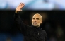 Manchester City's Spanish manager Pep Guardiola waves to the fans following the English Premier League football match between Manchester City and Crystal Palace at the Etihad Stadium in Manchester, north west England, on May 13, 2026. Photo by Darren Staples / AFP