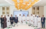 CEO of QFC Mansoor Rashid Al-Khater, Chairman & Founder of HMK Capital Sheikh Hamad Mohammed Khalid Al Thani with other officials during the event.