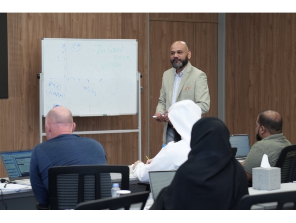 Participants during a specialised training programme.