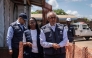 World Health Organization (WHO) Director-General Tedros Adhanom Ghebreyesus visits the Ebola treatment center to witness the discharge of recovered patients in Bunia, in the northeastern Democratic Republic of the Congo