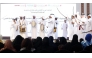 Qatari sword dance performance during the event.
