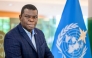 Head of climate prediction services at the World Meteorological Organization (WMO) Wilfran Moufouma-Okia poses at the WMO headquarters in Geneva, on June 1, 2026. (Photo by Fabrice Coffrini / AFP)