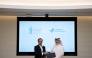 Acting Chief Executive Officer and a Member of the Board of Governors at Sidra Medicine, Mohammed Khalid Al Mana and  General Manager of Zulal Wellness Resort by Chiva-Som, Ammar Samad at the MoU signing ceremony. 