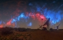 This new map, called SPICE-RACS, works on the principle that light twists as it travels through magnetic fields. It was produced with CSIRO's ASKAP radio telescope on Wajarri Yamaji Country. Credit: CSIRO/Alec Thomson et al./Alex Cherney/Sam Moorfield/ CSIRO
