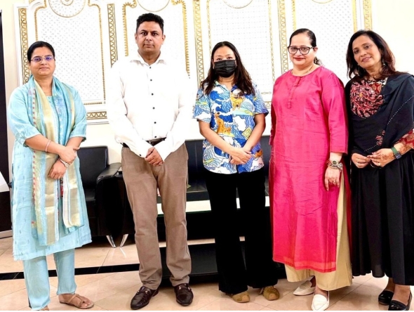 Image shared by Indian Embassy on its social media