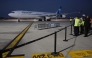 The plane carrying Iran's football team players lands at the Tijuana International Airport in Tijuana, Mexico on June 7, 2026. (Photo by Guillermo Arias / AFP)