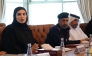Minister of State for International Cooperation H E Maryam bint Ali bin Nasser Al Misnad during the meeting. 