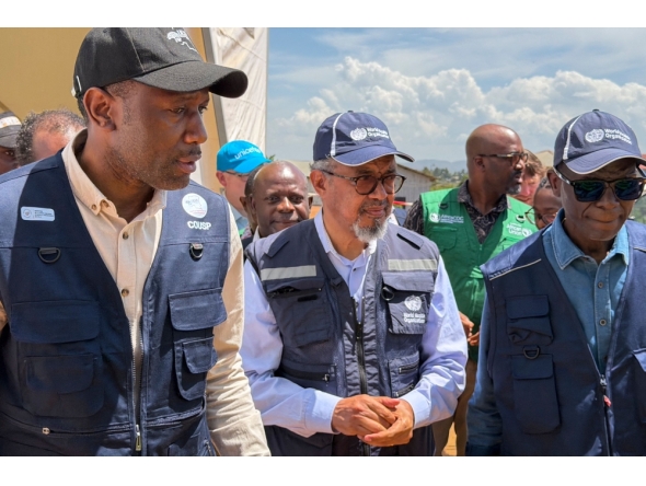 File photo: World Health Organization (WHO) Director-General Tedros Adhanom Ghebreyesus visit to DR Congo