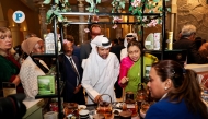 Sri Lankan Ambassador to Qatar H E Sithra Khan Azard and Director General of Katara Cultural Village, Professor Dr. Khalid bin Ibrahim Al Sulaiti at the ‘Flavours from Sri Lanka’  Ceylon Tea tasting event. All pictures: Salim Matramkot/The Peninsula 