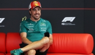Aston Martin's Spanish driver Fernando Alonso attends a press conference at the Circuit de Catalunya on June 11, 2026 in Montmelo on the outskirts of Barcelona, ahead of the Catalonia Formula One Grand Prix. (Photo by Lluis GENE / POOL / AFP)