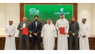 Officials during the signing ceremony.