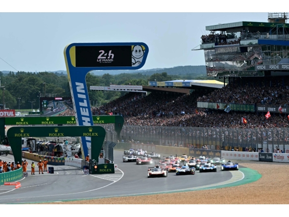 Drivers take the start of the 94th edition of the 24 Hours of Le Mans. PIC: AFP 