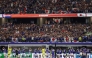 Japan's players reat with supporters after a draw in the 2026 World Cup Group F football match between the Netherlands and Japan at the Dallas Stadium in Arlington on June 14, 2026. (Photo by Aric Becker / AFP)
