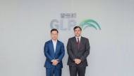 QFZ CEO Sheikh Mohammed bin Hamad bin Faisal Al-Thani with Co-Founder and Chief Executive Officer of GLP, Ming Z during the meeting.