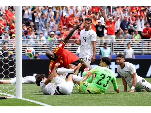 SEATTLE, WASHINGTON - JUNE 15: Romelu Lukaku #9 of Belgium forces an own goal by Mohamed Hany #3 of Egypt during the FIFA World Cup 2026 Group G match between Belgium and Egypt at Seattle Stadium on June 15, 2026 in Seattle, Washington. Alex Grimm/Getty Images/AFP (Photo by ALEX GRIMM / GETTY IMAGES NORTH AMERICA / Getty Images via AFP)
Related content