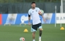 Argentina's forward #10 Lionel Messi eyes the ball as he takes part in an MD-1 training session at Sporting KC Training Centre in Kansas City, on June 15, 2026, on the eve of the 2026 World Cup Group H football match between Argentina and Algeria. (Photo by Juan Mabromata/ AFP)