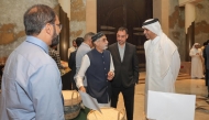 Deputy General Manager and Director of Human Resources at Katara Saif Saad Al Dosari and Ambassador of Pakistan H E Muhammad Aamer during the event.
