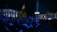 Spectators watch during the 