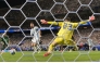 Argentina's forward #10 Lionel Messi shoots and scores his team's second goal during the 2026 World Cup Group J football match in Kansas City on June 16, 2026. (Photo by Juan Mabromata / AFP)

