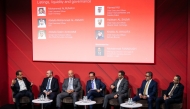Industry leaders during the panel session at HSBC's GCC Exchange Conference in London, UK.