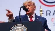 U.S. President Donald Trump takes questions from the media at a press conference during the G7 Leaders' Summit on June 17, 2026 in Evian-les-Bains, France. (Photo by Anna Moneymaker / GETTY IMAGES NORTH AMERICA / Getty Images via AFP)