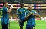 Colombia's midfielder #21 Jaminton Campaz (R) celebrates scoring his team's third goal during the 2026 World Cup Group K football match between Uzbekistan and Colombia at the Mexico City Stadium in Mexico City on June 17, 2026. (Photo by Yuri Cortez / AFP)