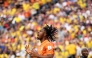 Elye Wahi #12 of Cote d'Ivoire reacts missing a chance during the FIFA World Cup 2026 Group E match between Cote D'Ivoire and Ecuador at Philadelphia Stadium on June 14, 2026 in Philadelphia, Pennsylvania. Darrian Traynor/Getty Images/AFP