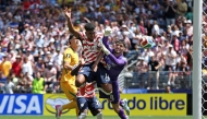 Alex Freeman #16 of the United States heads to score the team's second goal during the FIFA World Cup 2026 Group D match between USA and Australia at Seattle Stadium on June 19, 2026 in Seattle, Washington. (Photo by Emilee Chinn / GETTY IMAGES NORTH AMERICA / Getty Images via AFP)