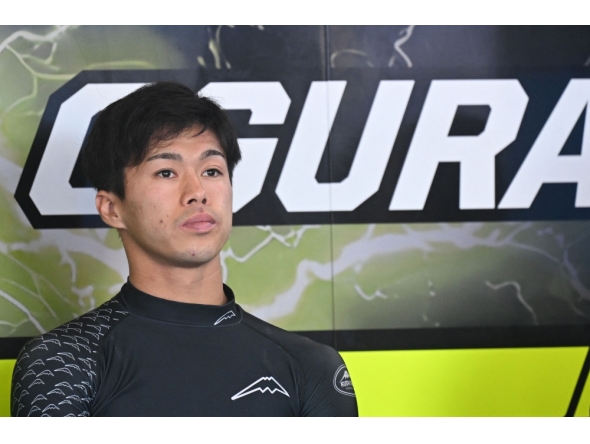 Team Trackhouse MotoGP Racing's Ai Ogura is seen in the box during a free practice session prior to the MotoGP Grand Prix of Czechia in Brno, Czech Republic, on June 20, 2026. (Photo by Michal Cizek / AFP)