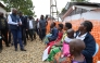 Health Minister of the Democratic Republic of the Congo Roger Kamba (2nd L) congratulates a recovered Ebola patient in Mongbwalu, Ituri province, the Democratic Republic of the Congo, June 20, 2026. (Xinhua)
 