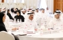 Secretary-General of the Ministry of Foreign Affairs H E Dr. Ahmed bin Hassan Al Hammadi with other officials during the event.