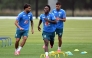 Brazil’s Vinicius Junior takes part in a team’s training session in Morristown, New Jersey. 