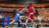 Action during the QOC Olympic Day Boxing Championship.
