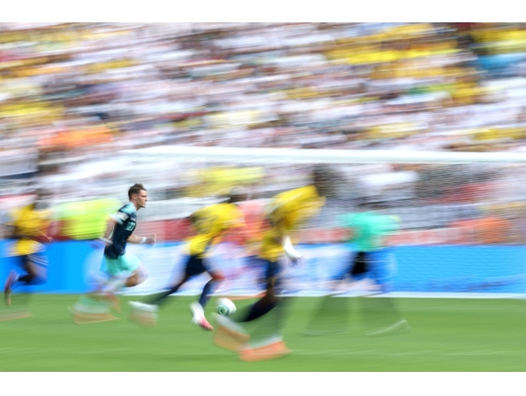  Florian Wirtz #17 of Germany controls the ball during the FIFA World Cup 2026 Group E match between Ecuador and Germany at New York New Jersey Stadium on June 25, 2026 in East Rutherford, New Jersey. Alexander Hassenstein/Getty Images/AFP