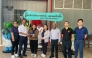 Members of the delegation and Thai embassy officials in Qatar visiting the Laem Phak Bia Project in Thailand.