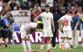 Ramin Rezaeian (left) and Mehdi Taremi of Iran react after the 1-1 draw against Egypt. PIC: AFP