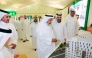 Minister of Awqaf and Islamic Affairs H E Ghanem bin Shaheen bin Ghanem Al Ghanim laying foundation stone for the Sheikh Ali Bin Abdullah Al Thani Endowment Library in Umm Ghuwailina yesterday. 
