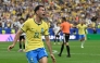 Gabriel Martinelli #22 of Brazil celebrates after scoring the team's second goal during the FIFA World Cup 2026 Round Of 32 match between Brazil and Japan at Houston Stadium on June 29, 2026 in Houston, Texas. (Photo by Lars Baron / GETTY IMAGES NORTH AMERICA / Getty Images via AFP)