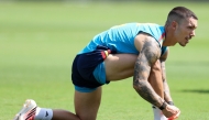 Alex Grimaldo #3 of Spain looks on during the Training at Baylor School on June 29, 2026 in Chattanooga, Tennessee. (Photo by Florencia Tan Jun / GETTY IMAGES NORTH AMERICA / Getty Images via AFP)